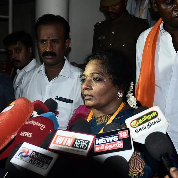 `கருணாஸ் மீது சட்டப்படி நடவடிக்கை எடுக்கப்பட்டுள்ளது!’ - தமிழிசை