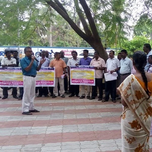 நெல்லை மாவட்டத்தில் ஜாக்டோ-ஜியோ அமைப்பினர் வாகனப் பிரசாரம்!