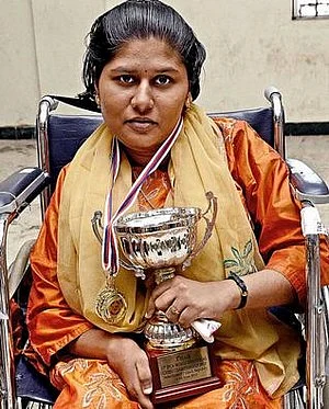 மாற்றுத் திறனாளிகளுக்கான சர்வதேச செஸ் போட்டியில் திருச்சி வீராங்கனைக்கு தங்கம்!