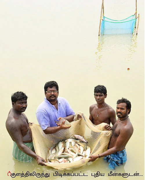 5 ஏக்கர்... ஆண்டுக்கு ரூ.6 லட்சம் லாபம்... நிறைவான வருமானம் தரும் மீன் வளர்ப்பு!