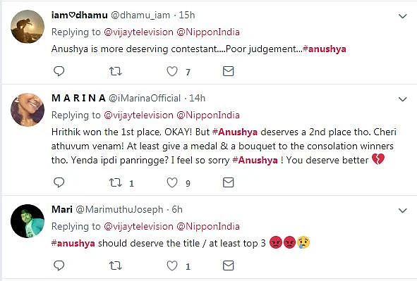 ``இப்படிப் பண்ணுவீங்கன்னு எதிர்பார்க்கல!’’ - சூப்பர் சிங்கர் ஜூனியர்ஸ் தீர்ப்புக்கு நெட்டிசன்ஸ் ரியாக்ஷன் #SuperSinger6