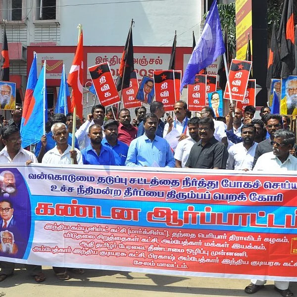 `தீண்டாமை வழக்குகளை விசாரிக்க சிறப்பு நீதிமன்றம்!’ - கொளத்தூர் மணி வலியுறுத்தல்