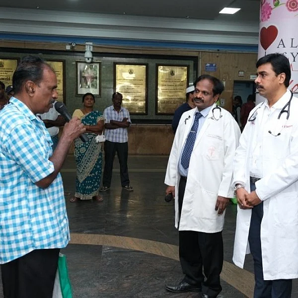 ராஜீவ்காந்தி மருத்துவமனையில் இருதய அறுவை சிகிச்சை விழிப்பு உணர்வு நிகழ்ச்சி!