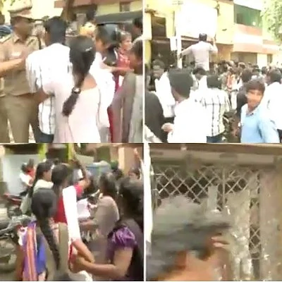 டாஸ்மாக்கை அடித்து நொறுக்கிய மாணவர்கள்: போலீஸ் தடியடியால் பதற்றம்!