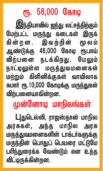 மருந்து விலை குறையுமா?