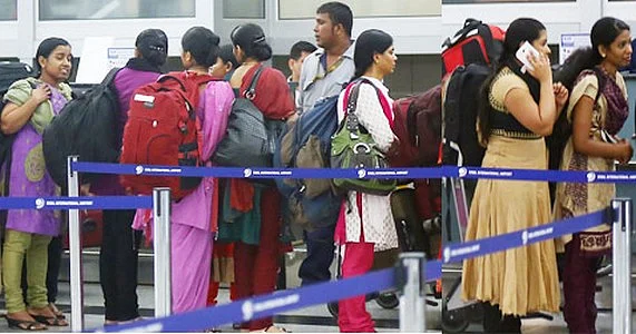 ஈராக்: தீவிரவாதிகளால் விடுவிக்கப்பட்ட 46 செவிலியர்கள் கேரளா வந்தனர்!