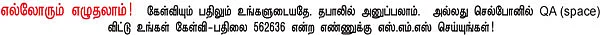 நானே கேள்வி... நானே பதில்!