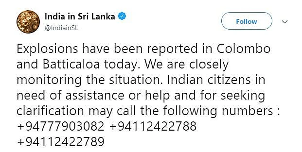 முதல் குண்டு முதல் ட்ரம்ப்பின் சர்ச்சை ட்வீட் வரை...! இலங்கை குண்டுவெடிப்பின் 16 மணி நேர தொகுப்பு