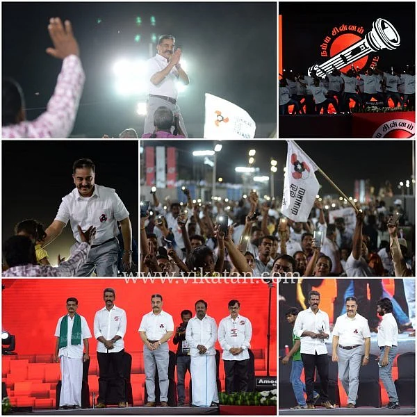 ``வெற்றிபெற்றதும் போடும் முதல் கையெழுத்து..!” - கோவையில் அதிரடி காட்டிய கமல்ஹாசன்