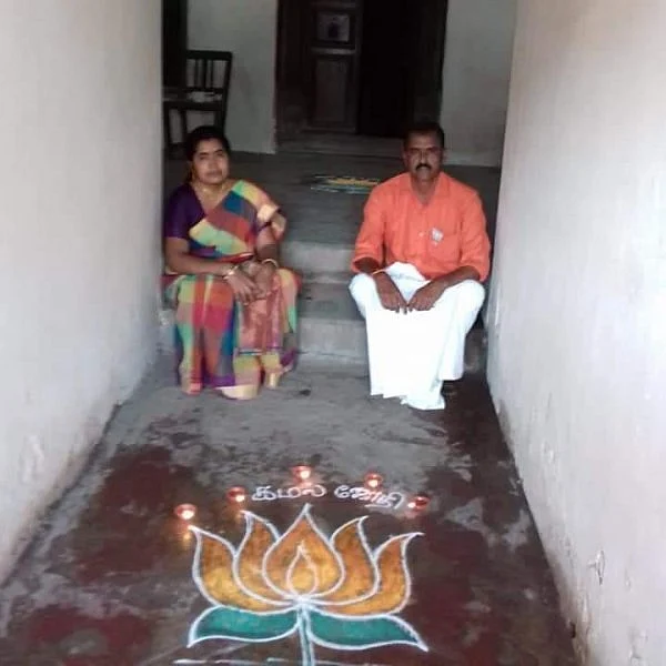 தாமரை கோலமிட்டால் ரூ. 1000 கிடைக்கும்? -கும்பகோணத்தில் பரவிய தகவலால் பரபரப்பு
