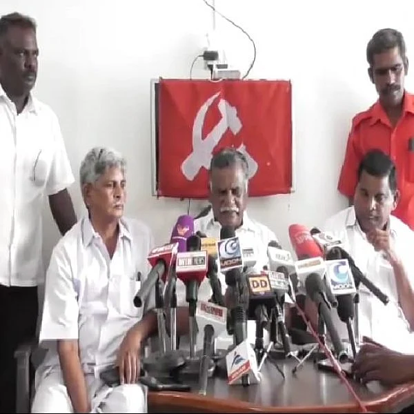 `அம்பு மாட்டிக்கொண்டது; எய்தவர்கள் யார் என்பது மக்களுக்குத் தெரியவேண்டும்!' - முத்தரசன் அதிரடி