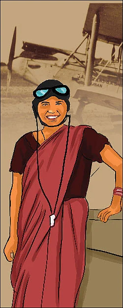 இந்தியாவின் முதல் பெண் பைலட் - சரளா தக்ரால்