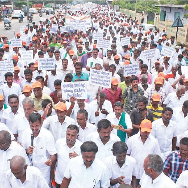 ஆனைமலையாறு நல்லாறு திட்டம் - திருப்பூரைத் திணறடித்த பேரணி!