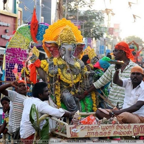 சென்னையில் இன்று கரைக்கப்படுகிறது விநாயகர் சிலைகள் - பாதுகாப்பு பணியில் பத்தாயிரம் போலீஸார்