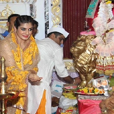 உலகின் மிகப்பெரிய லட்டு...திறந்து வைத்தார் ஆளவந்தான் நாயகி ரவீனா டாண்டன்!