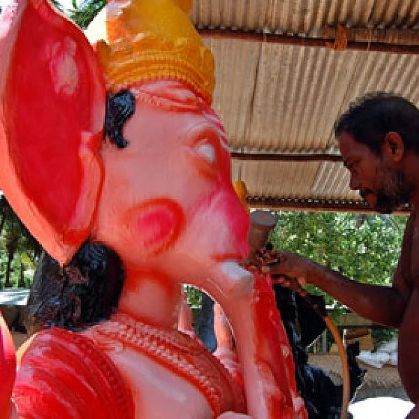 விநாயகர் சதுர்த்தி சிலைகள் தயாரான சிற்ப கூடங்கள்: படங்கள்: ரா.ராம்குமார், டி.சிலம்பரசன், வி.சதீஷ்குமார்