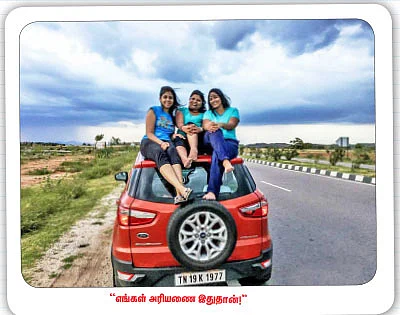 மூன்று பெண்களின் மூவர்ணப் பயணம்!