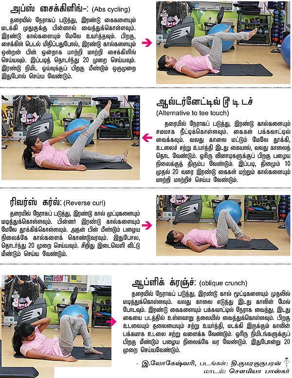 தொப்பையை குறைக்கும் வொர்க் அவுட்ஸ்