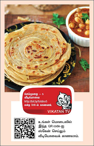 ஆஹா ஓஹோ ருசியில் அடுக்கு பராத்தா!