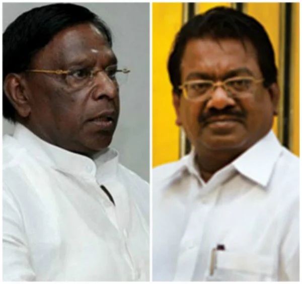 டெல்லியில் போராடும் தமிழக விவசாயிகளுக்கு, புதுச்சேரி முதல்வர் நேரில் ஆதரவு