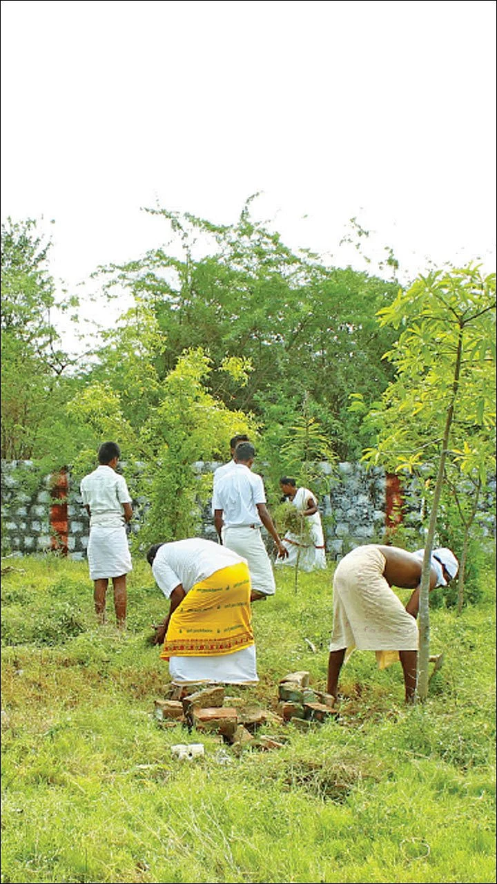 உழவாரப் பணி செய்வோம்! - 3 - அருள்மிகு மீனாட்சி சுந்தரேஸ்வரர் திருக்கோயில் கத்தாரி குப்பம் (பொன்னை)