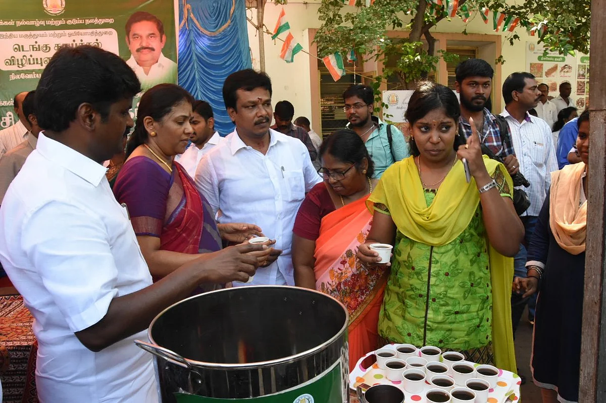 கொசுவைக் கட்டுப்படுத்த 16 கோடி ரூபாய் ஒதுக்கீடு..! அமைச்சர் விஜயபாஸ்கர் தகவல்