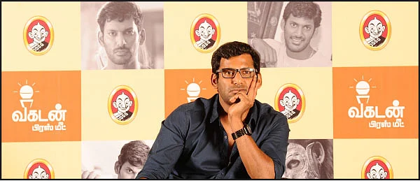 விகடன் பிரஸ்மீட்: “நான் அரசியலுக்கு வந்த காரணம்!” - விஷால்