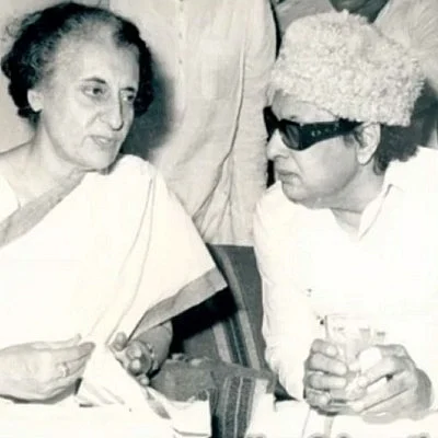 எம்.ஜி.ஆர் - இந்திரா காந்தி