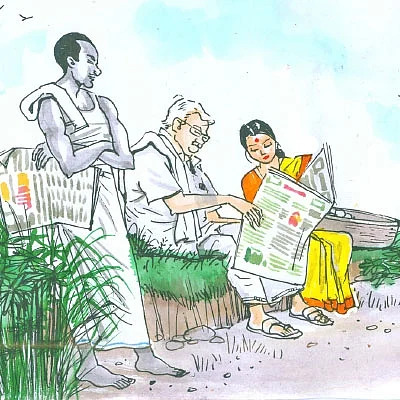 மரத்தடி மாநாடு: வைக்கோல் விலை வீழ்ச்சி... விவசாயிகள் கவலை!