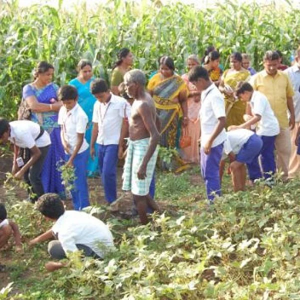 தேசிய விவசாயிகள் தினத்தில் மாணவர்கள் பெற்ற விவசாயப்பயிற்சி