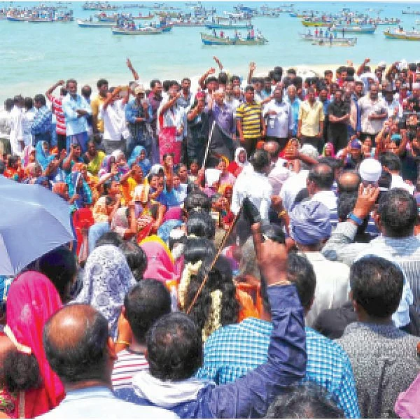கன்னியாகுமரி வர்த்தகத் துறைமுக எதிர்ப்பு போராட்டம்
