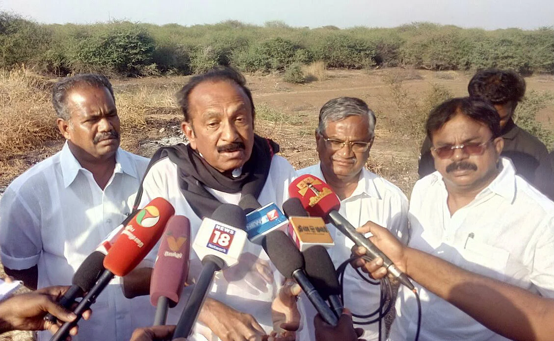 பாலைவனமாக மாறும் தமிழகம் -வைகோ வேதனை