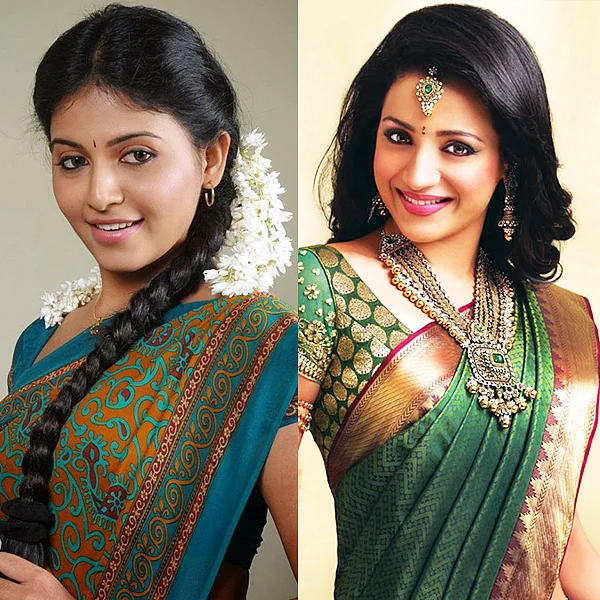 பாங்காக்கில் த்ரிஷாவும் அஞ்சலியும்.