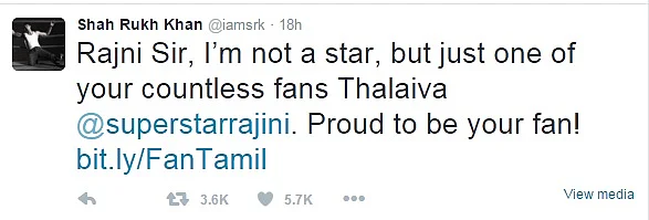 நான் ரஜினி ரசிகன் - ஷாருக்! - சூப்பர் ஸ்டார்களின் நட்பு! (FAN ANTHEM வீடியோ)