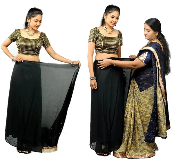 புடவை கட்டுவது எப்படி?