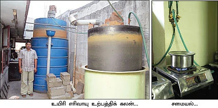 சூரியசக்தி + காற்றாலை + பயோ கேஸ்!
