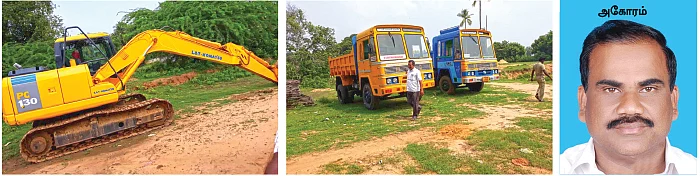 ரூ. 5 கோடி மணல் கொள்ளை! - ஓடிஒளியும் பி.ஜே.பி பிரமுகர்