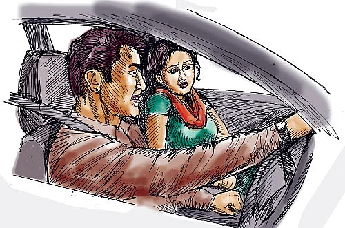 நள்ளிரவு வானவில்!