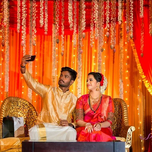`குடும்பத்தின் ஆசியுடன் திருமணம் நடந்தது மகிழ்ச்சி!’ - காதலியைக் கரம்பிடித்த சஞ்சு சாம்சன் நெகிழ்ச்சி