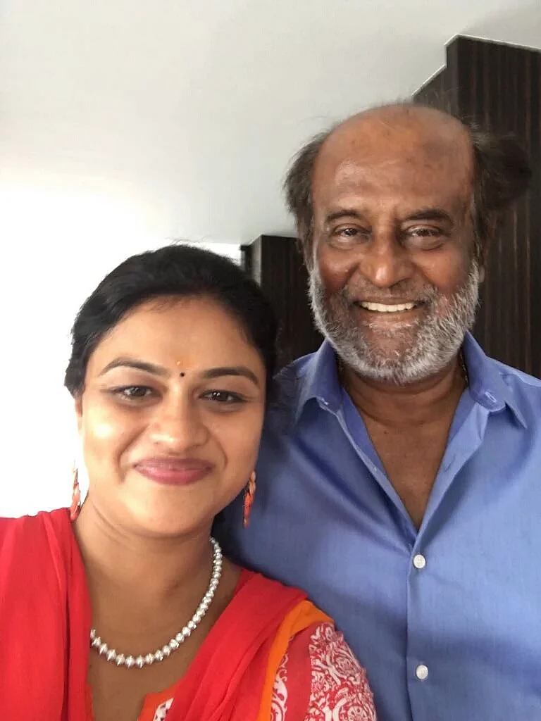 ’பொண்டாட்டிடா’ டப்ஸ்மாஷ் பெண்ணைச் சந்தித்த ரஜினி!