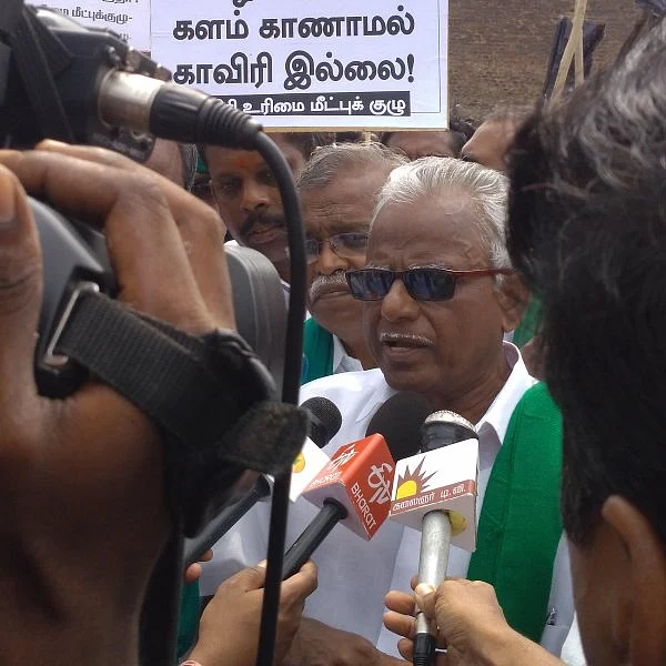 `மேக்கேதாட்டூவில் அறவழி கொரில்லாப் போராட்டம் நடத்தவும் தயார்!’ - கொந்தளித்த காவிரி உரிமை மீட்புக் குழு