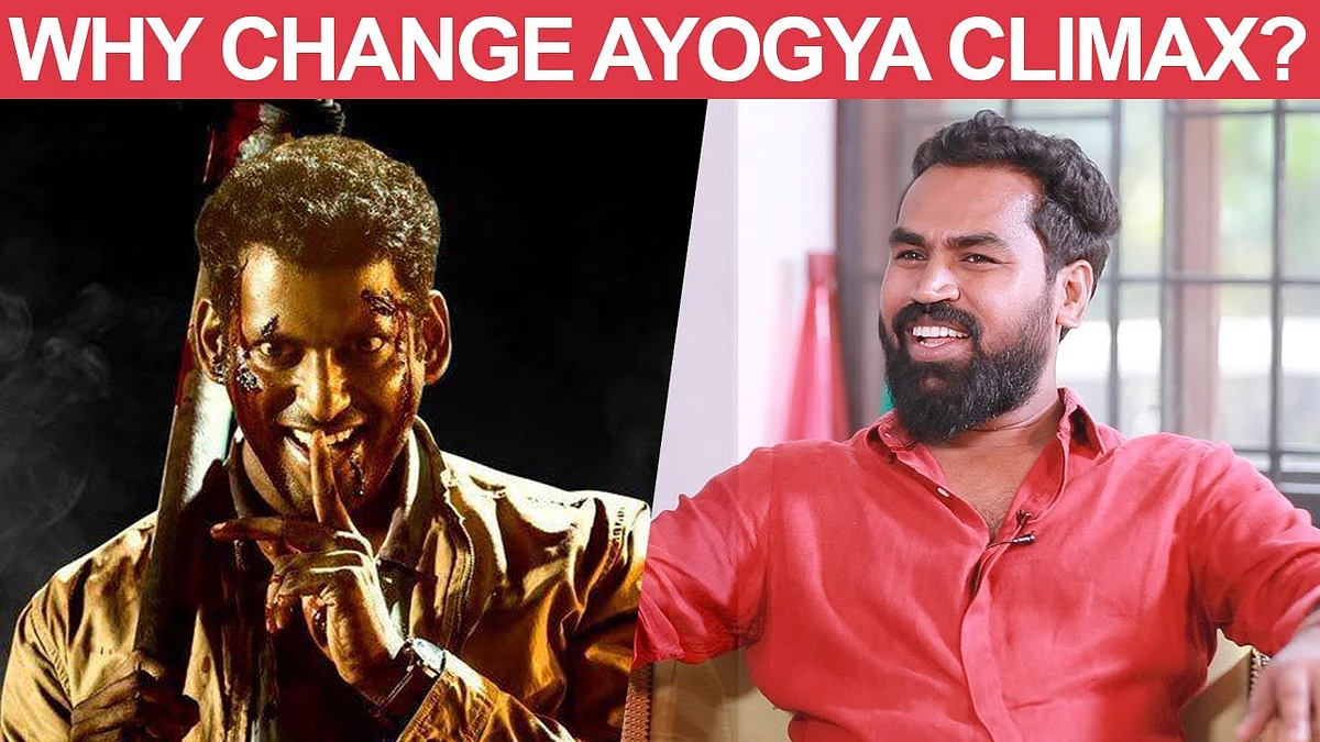 "விஷாலின் வசனம், பார்த்திபனின் 'உள்ளே வெளியே' பப்ளிசிட்டி, க்ளைமாக்ஸ் சீன்..." - 'அயோக்யா' இயக்குநர்