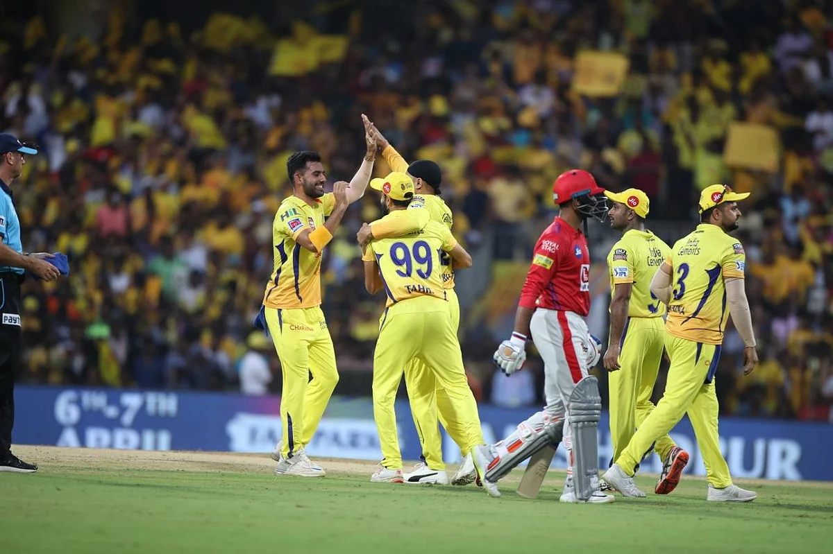 `ஹர்பஜனின் டபுள் விக்கெட் மெய்டன்; கடைசி ஓவர்களில் அசத்திய குகலெயின்!' - 150-வது போட்டியில் சி.எஸ்.கே அசத்தல் வெற்றி #CSKvKXIP