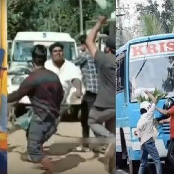 'நட்டநடு ரோட்டில் விபரீதம்!' - வைரலாகும் நில்லு நில்லு சேலஞ்ச்