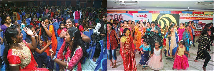 குவிந்த வாசகிகள்... அதிர்ந்த அரங்கம்!