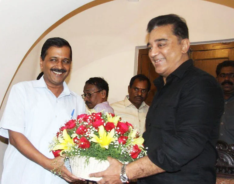 கமல்... அரவிந்த் கெஜ்ரிவால்... ஒரு ஒப்பீடு!
