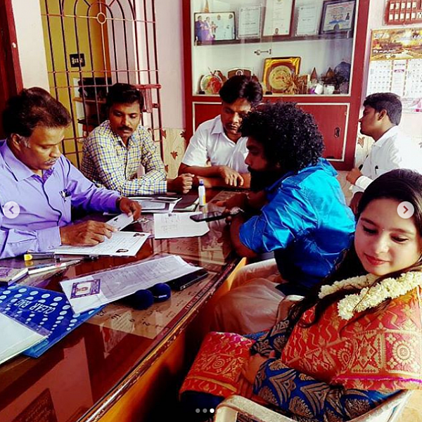‘எளிமையா பதிவுத் திருமணம் செஞ்சுக்கிட்டோம்..’- புகைப்படத்தை வெளியிட்ட பிக் பாஸ் டேனி!