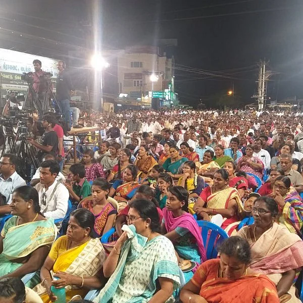 சு.வெங்கடேசனுக்கு வாக்கு சேகரித்த திரைக் கலைஞர்கள்... களைகட்டிய மதுரை!