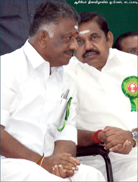 மிஸ்டர் கழுகு: ஓ.பி.எஸ்ஸை வேவு பார்க்கும் இ.பி.எஸ்!