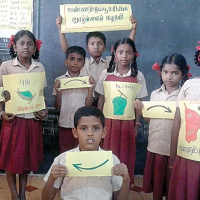 வண்ணமயமான பூச்சி!